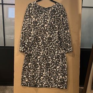 Cheetah pattern, long shirt and/or dress.